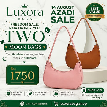 Pack of two Moon Bags (Azadi Special Sale)
